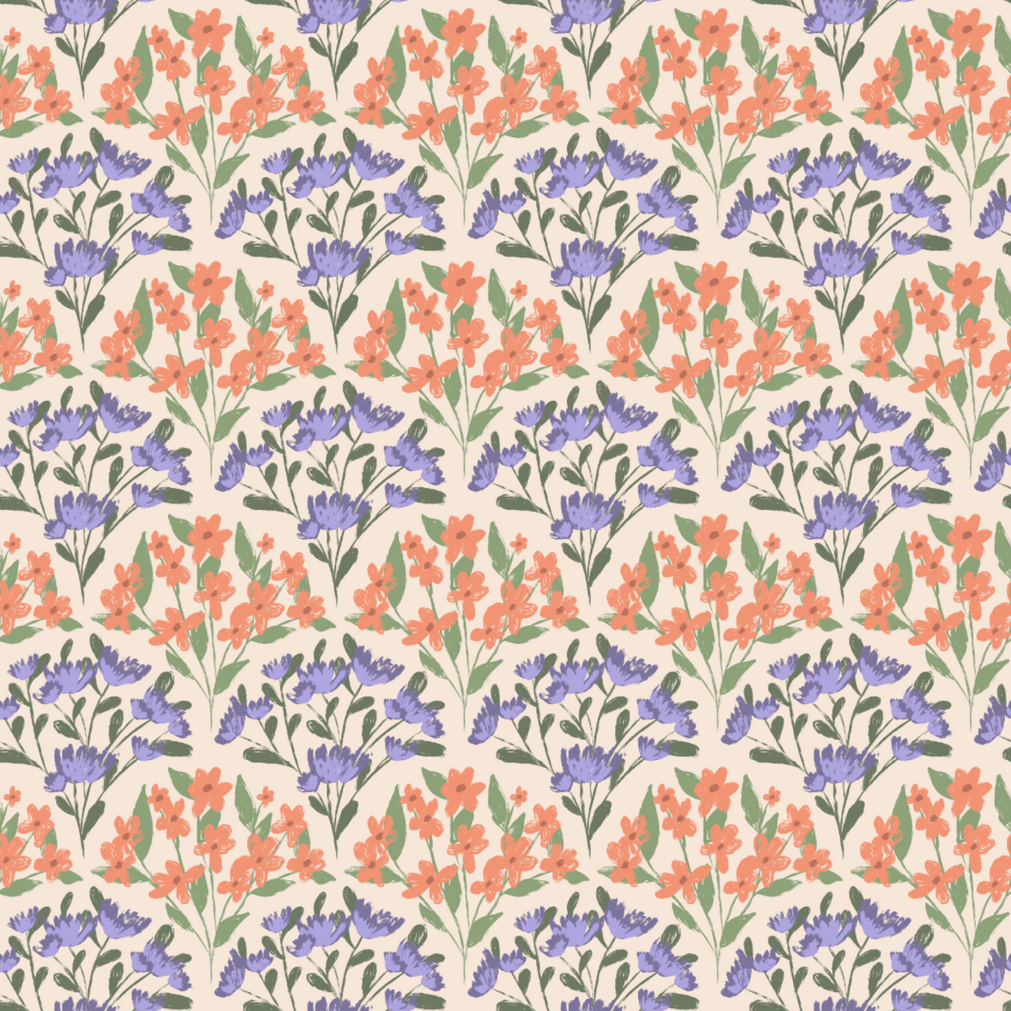 Instant Download: Spring Meadow : Flower Bunches