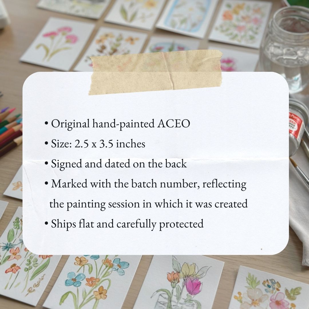 Simple as a Yes – Original ACEO Painting (Batch 005 #7)