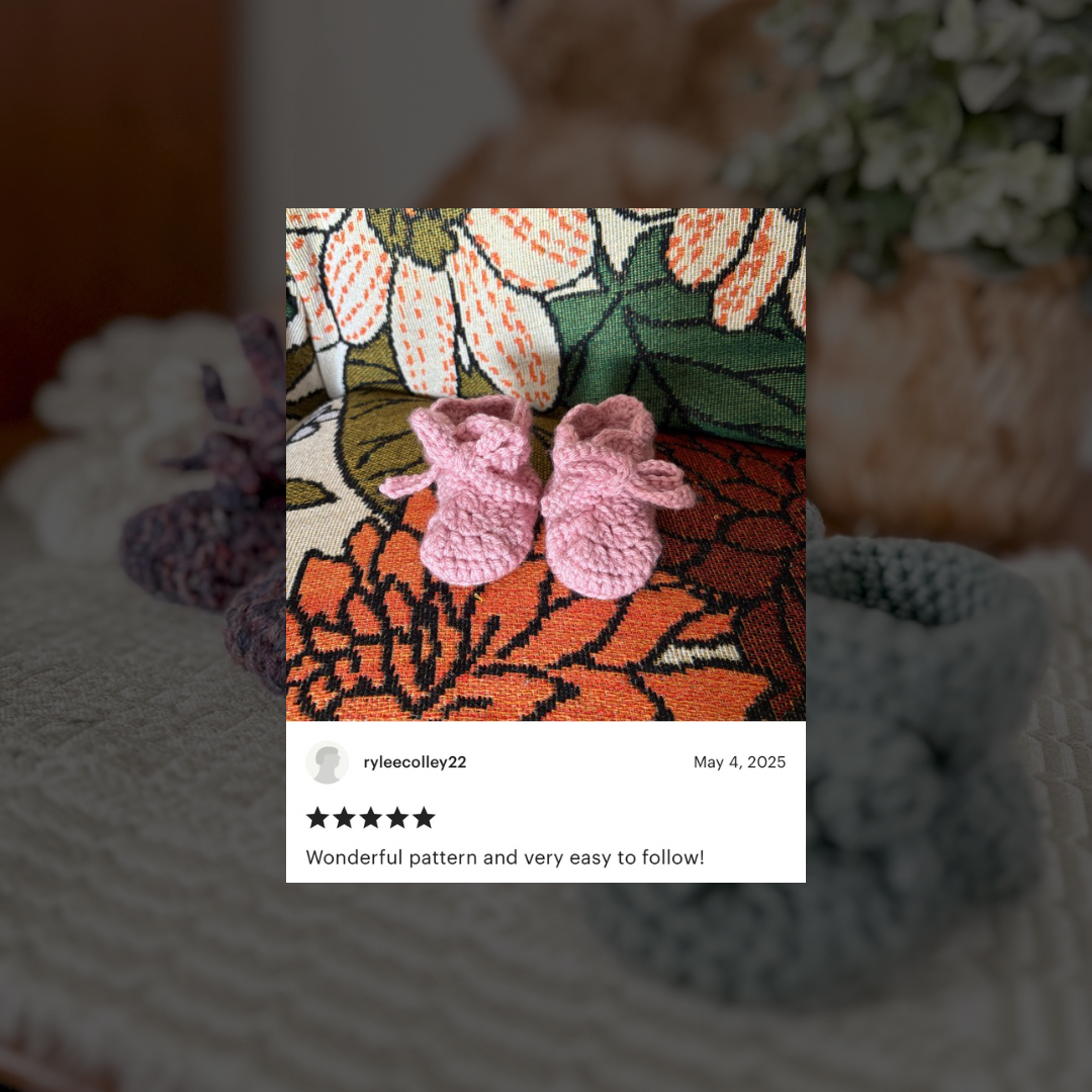 Instant Download: The Lily Bootie Crochet Pattern