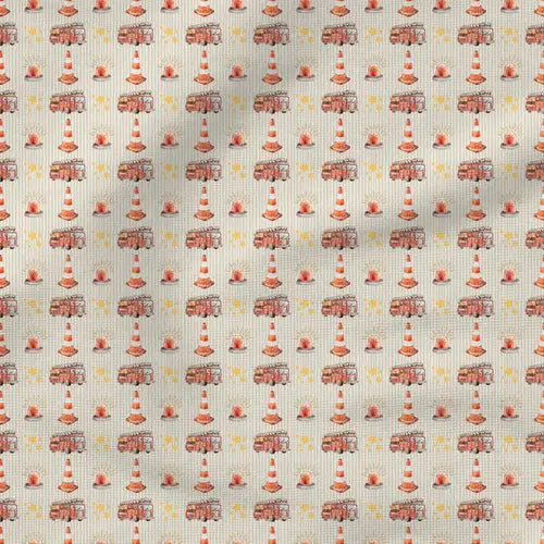 Fire Rescue - Blazing Adventures - Fabric by the yard starting at