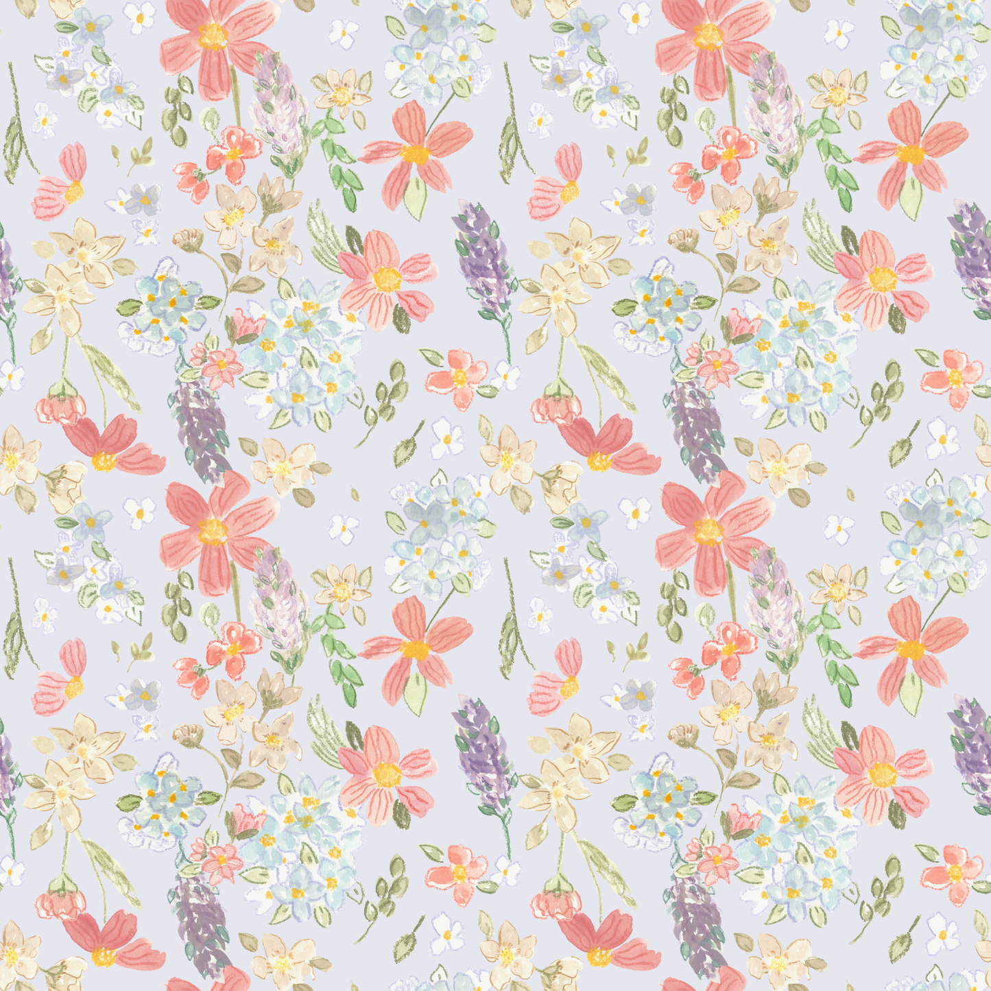 Instant Download: Coral Floral