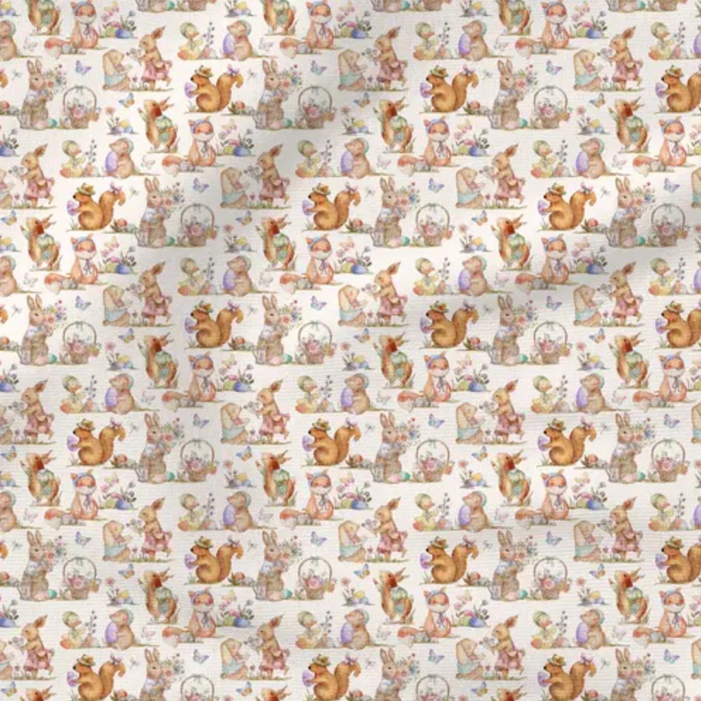 Easter Bonnet Critters - Fabric by the yard starting at