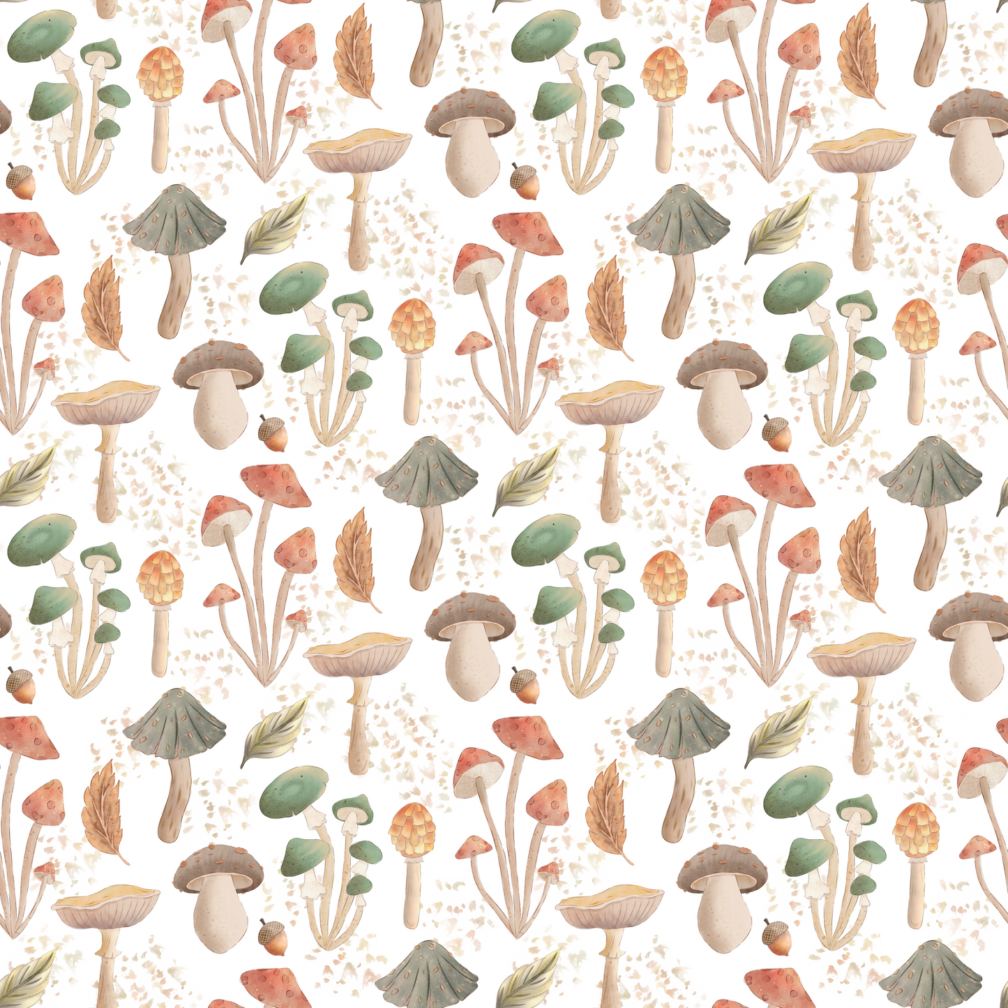 Instant Download: Muted Mushrooms