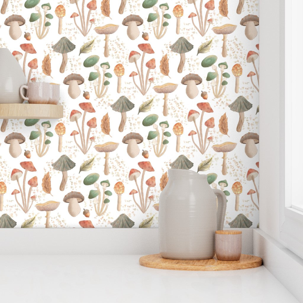 Instant Download: Muted Mushrooms