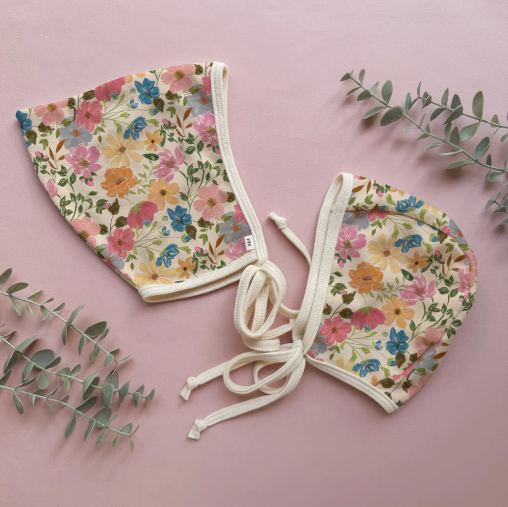 Jackie Floral (Cream) - Fabric by the yard starting at