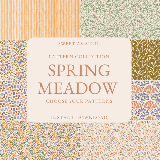 Spring Meadow Pattern Collection : Patterns starting at