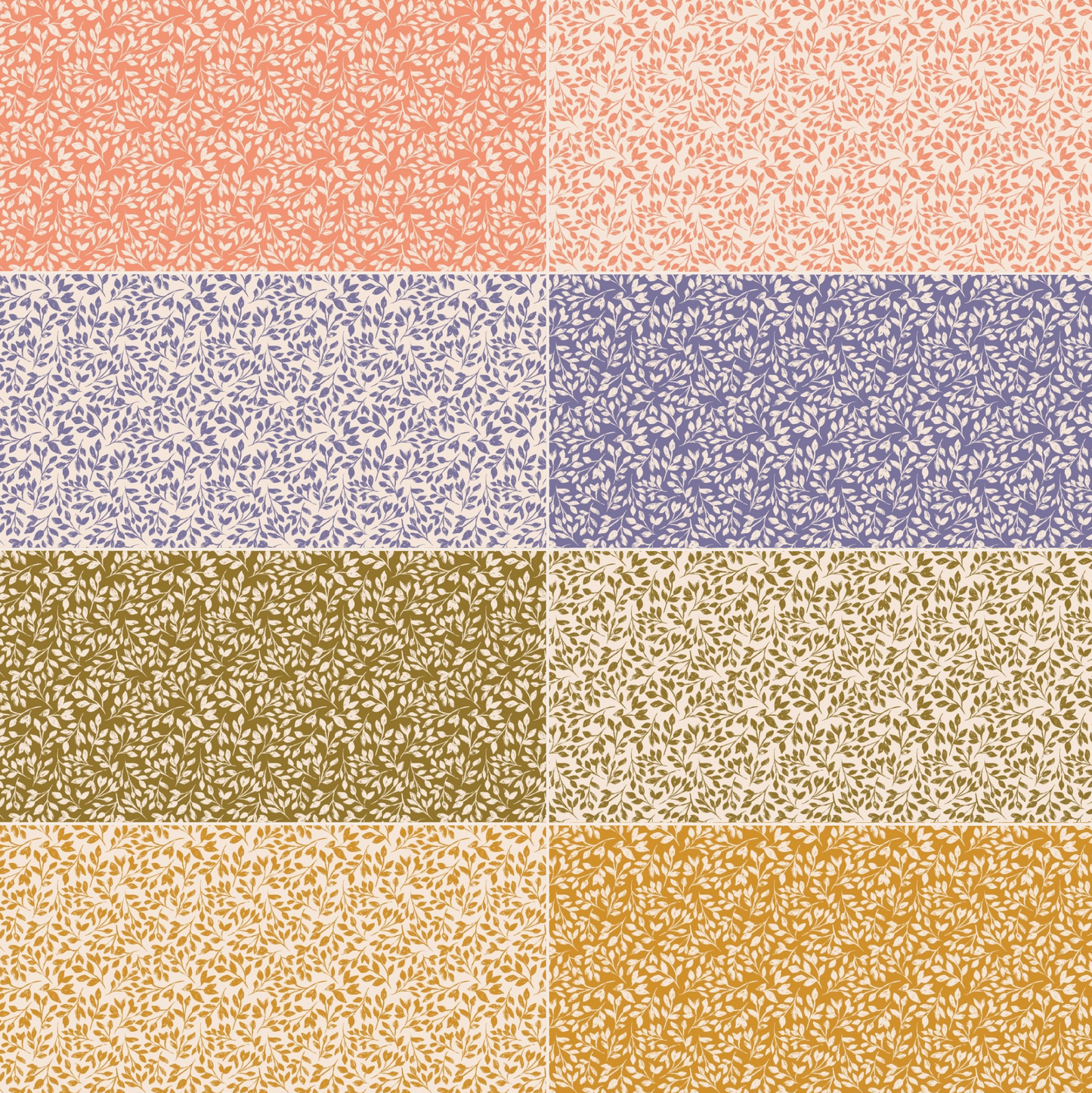 Instant Download: Spring Meadow Pattern : Ferns