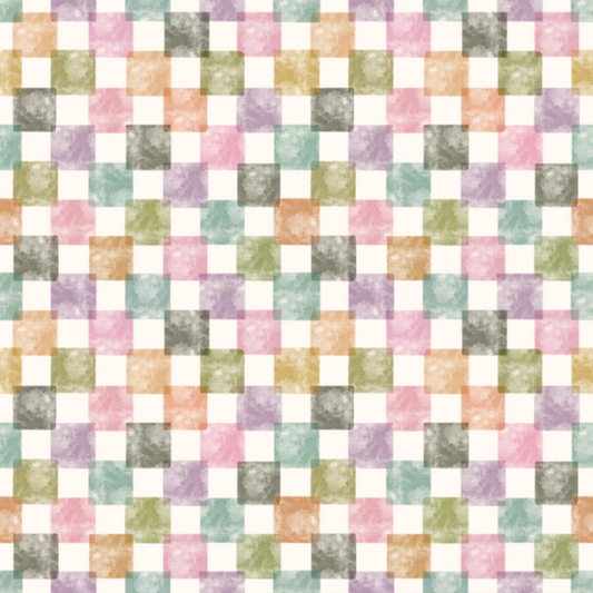 Instant Download: Tiny Blooms : Petal Plaid