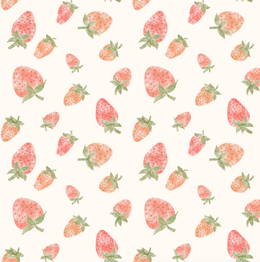 Instant Download: Tiny Blooms : Strawberries (tossed)