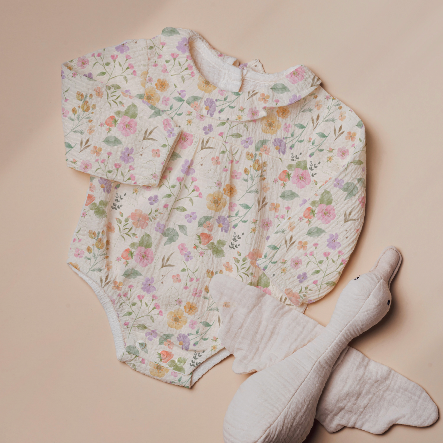 Tiny Blooms : Strawberry Garden - Fabric by the yard starting at