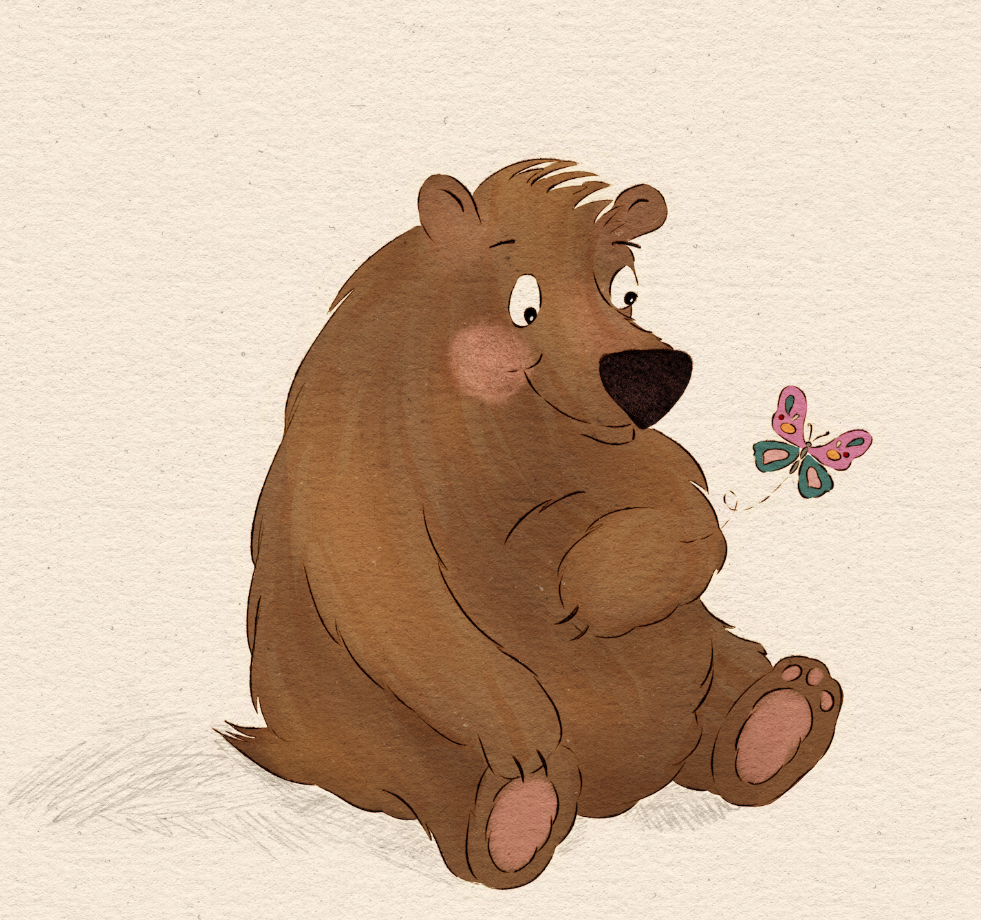 Make our Dream a Reality - Bear & Butterfly
