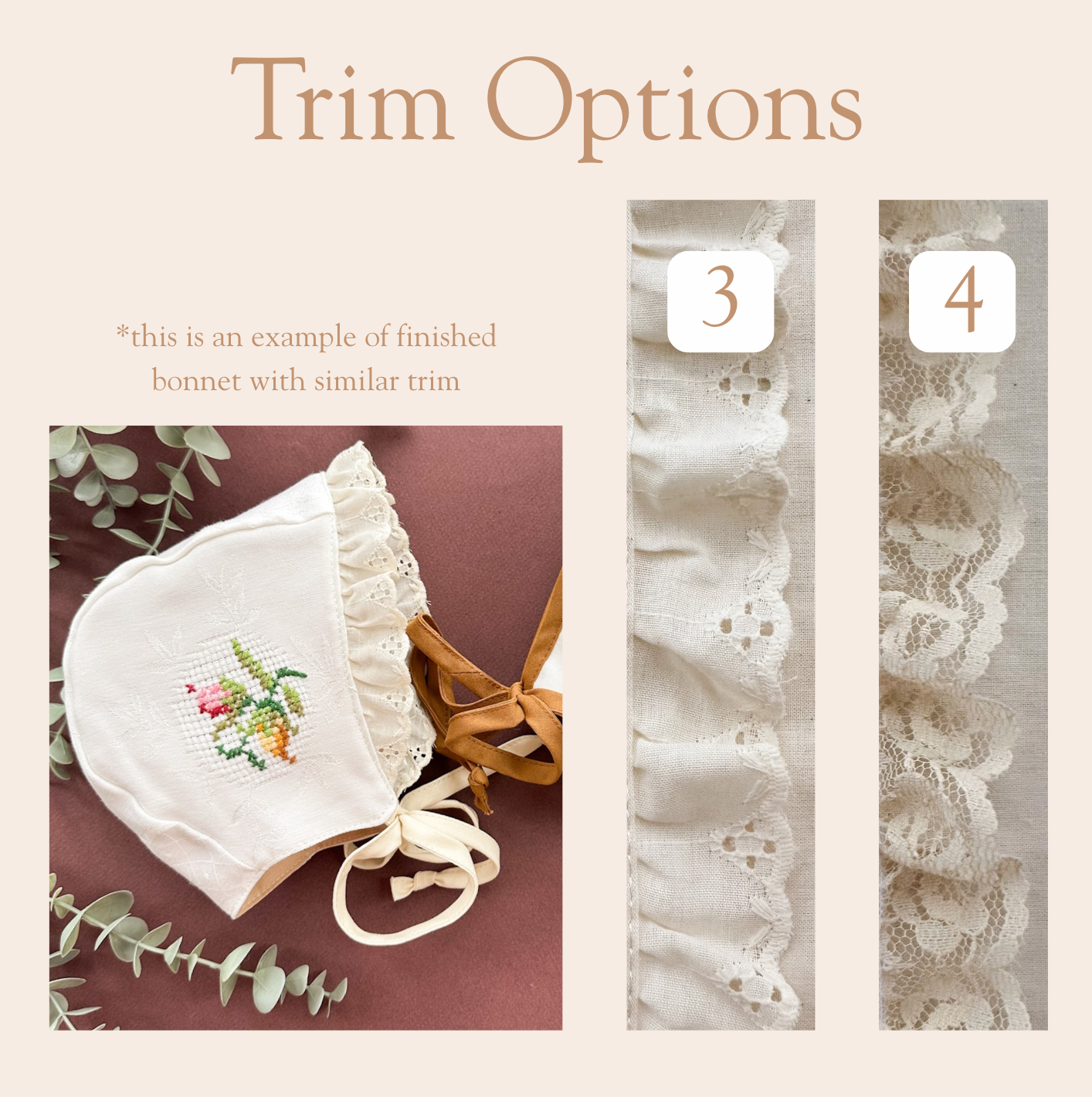 Spring Tulips - Choose your size & trim