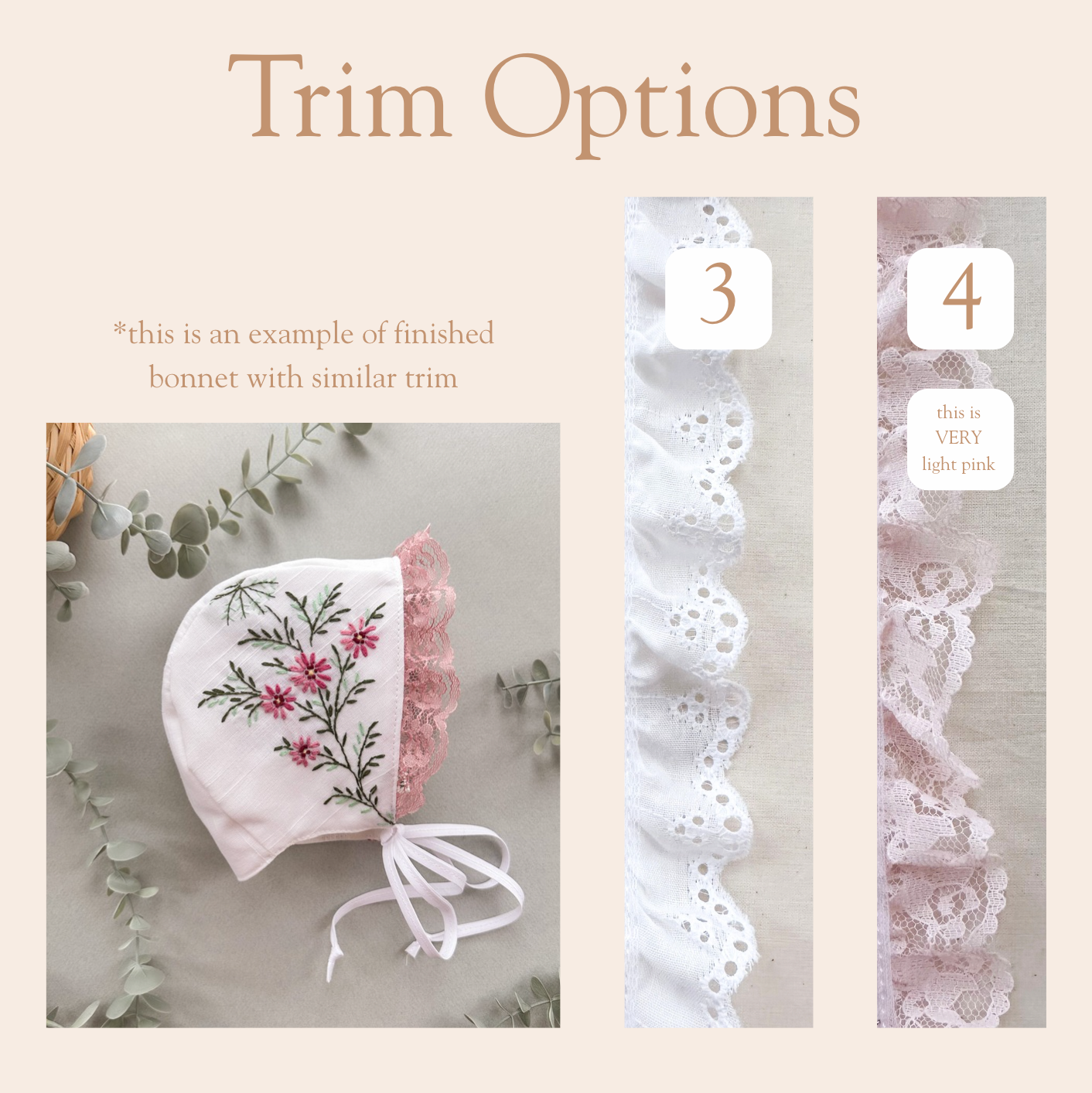 Pastel Blooms - Choose your size & trim