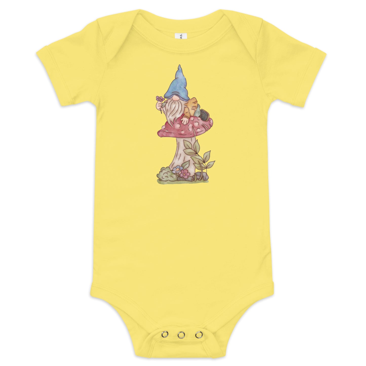 Mushroom Flower Gnome : Bodysuit