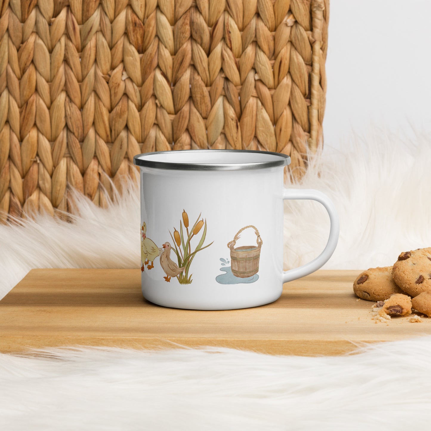 Puddle Ducks : Enamel Mug