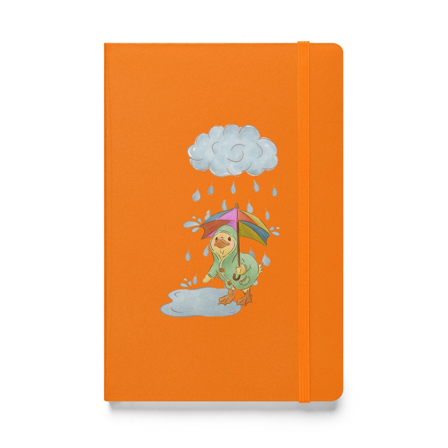 Mr. Puddle Duck : Hardcover Lined Notebook
