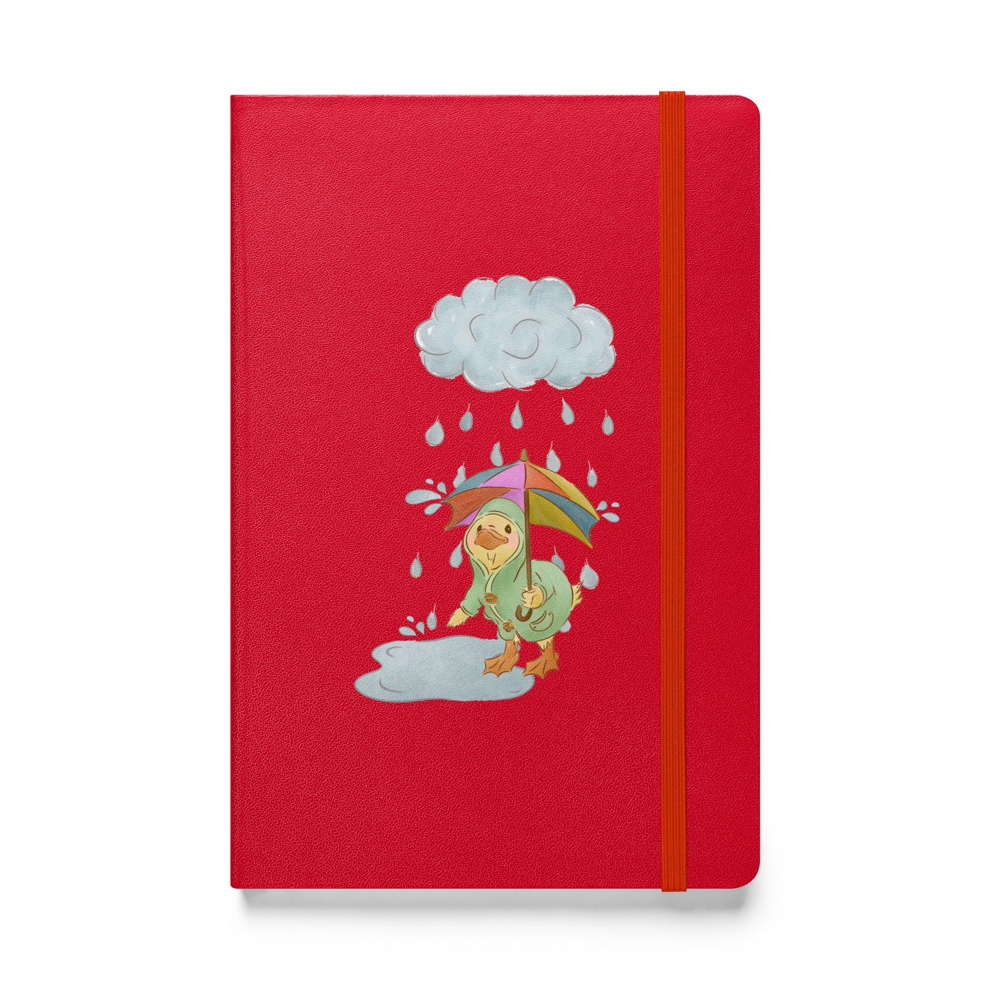 Mr. Puddle Duck : Hardcover Lined Notebook