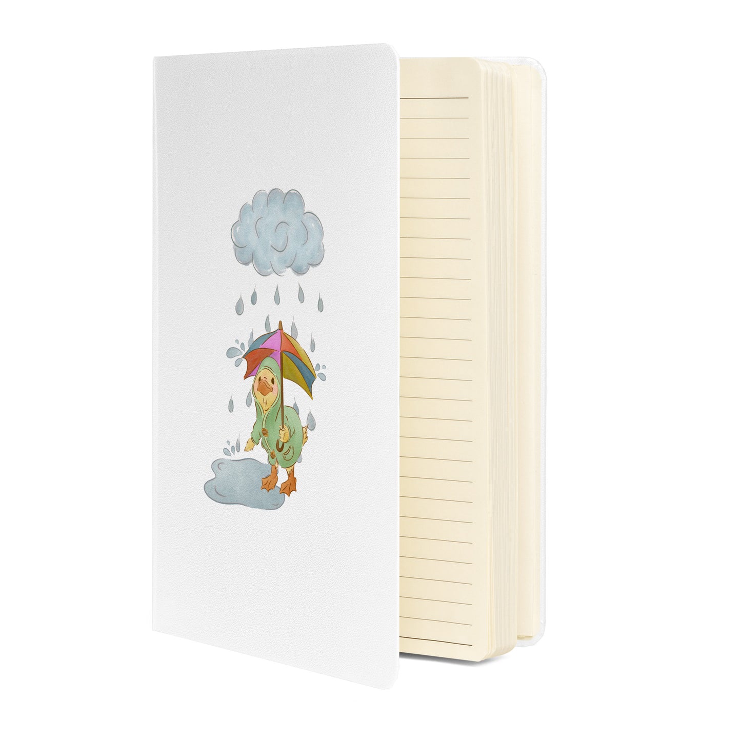 Mr. Puddle Duck : Hardcover Lined Notebook