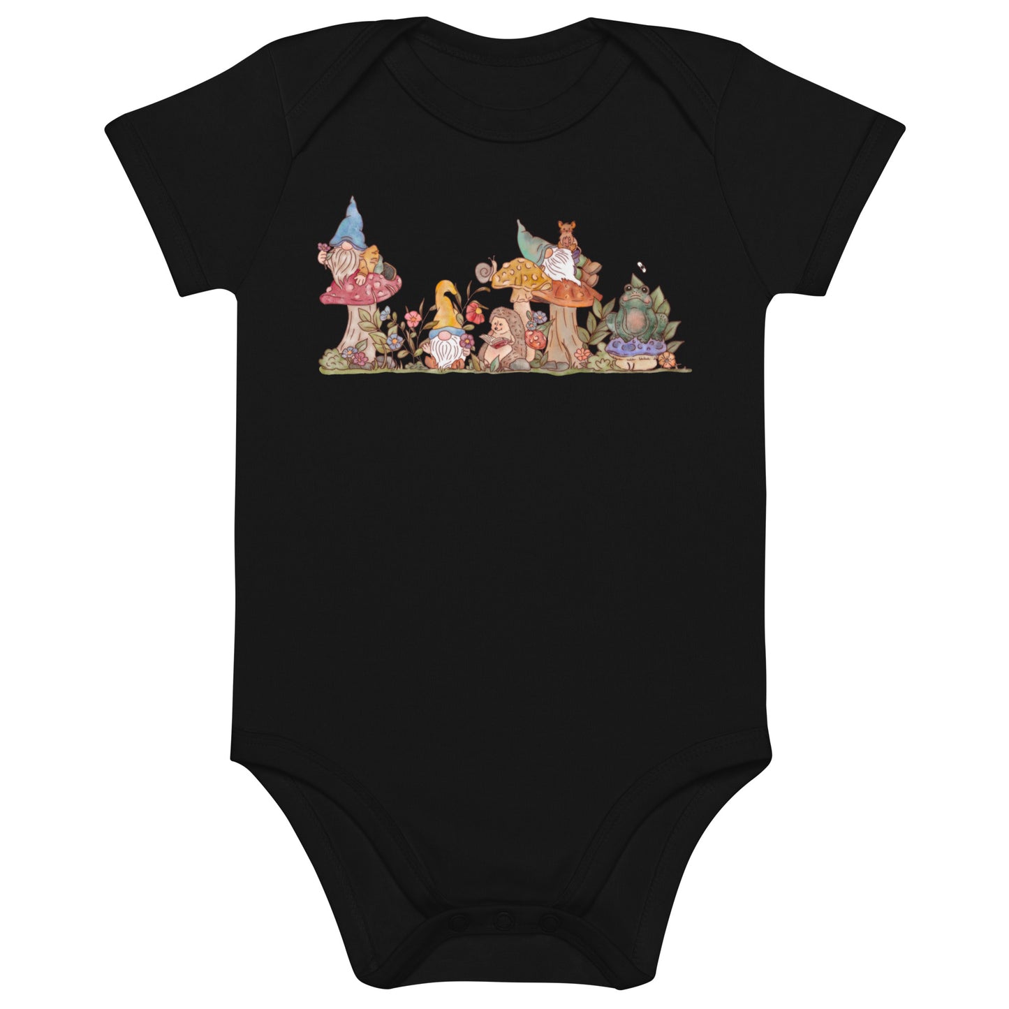 Gnome Garden : Organic Bodysuit