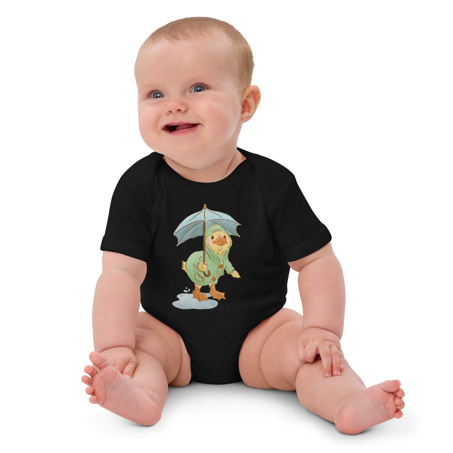 Mr. Puddle Duck : Organic Bodysuit