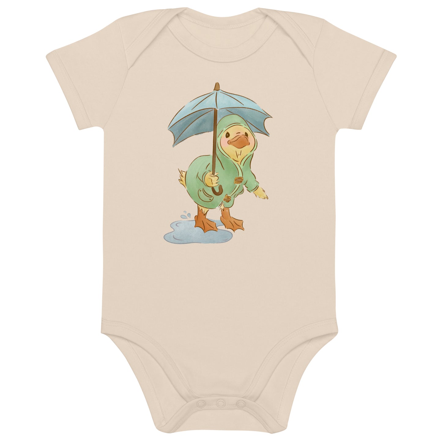 Mr. Puddle Duck : Organic Bodysuit