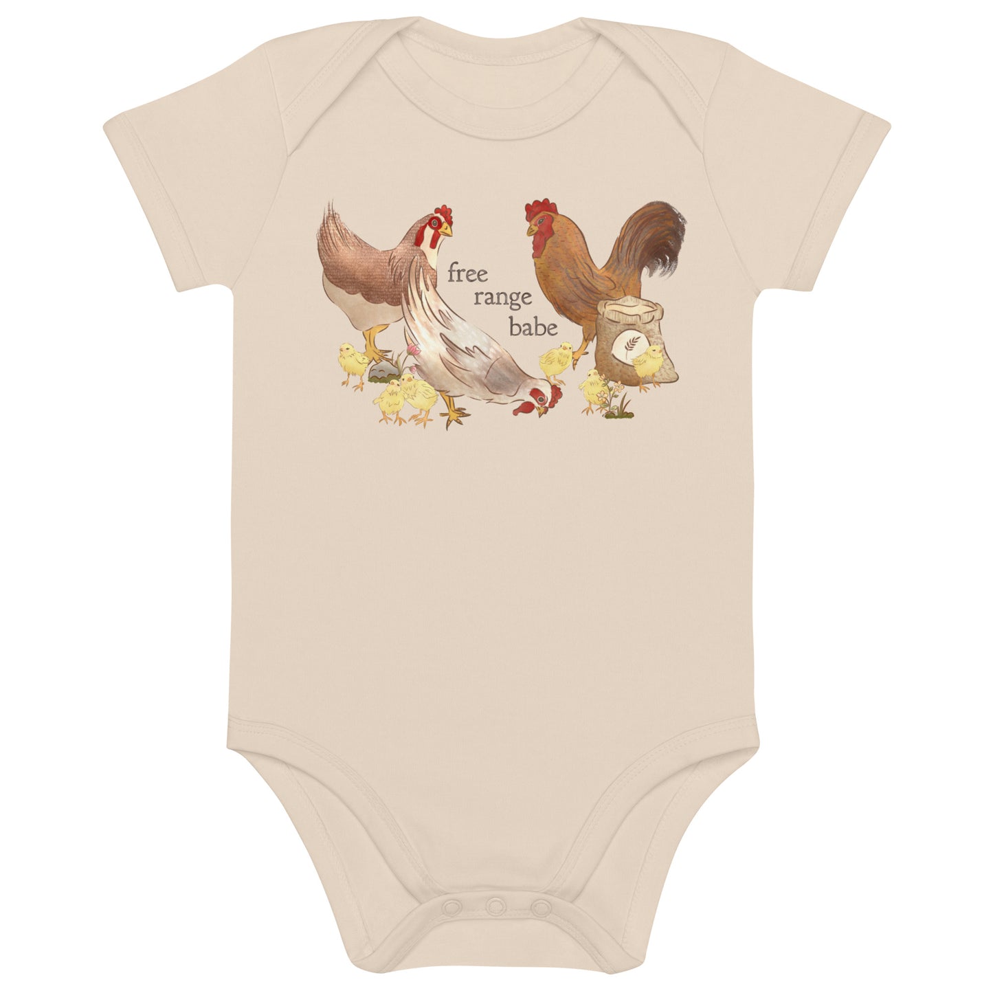 Free Range Babe : Organic Bodysuit