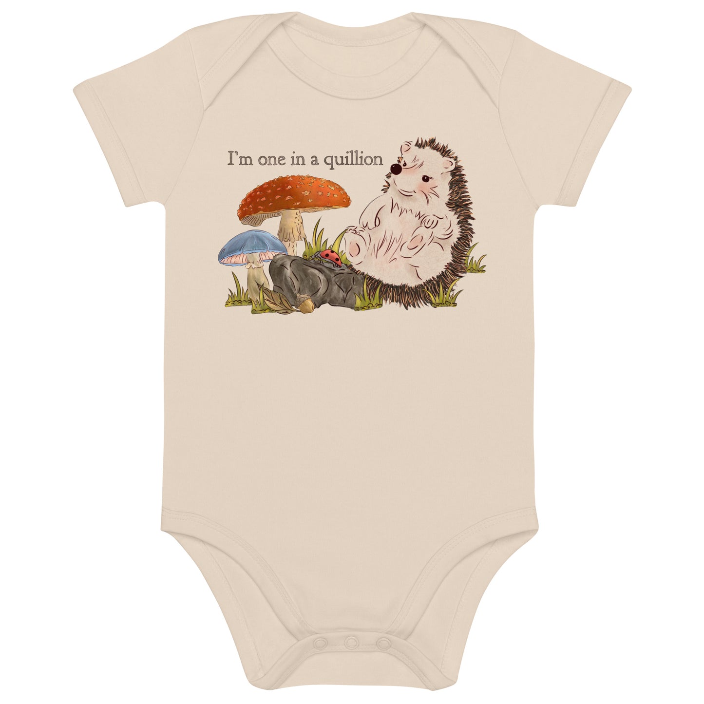 Hedgehogs : One in a Quillion Organic Bodysuit