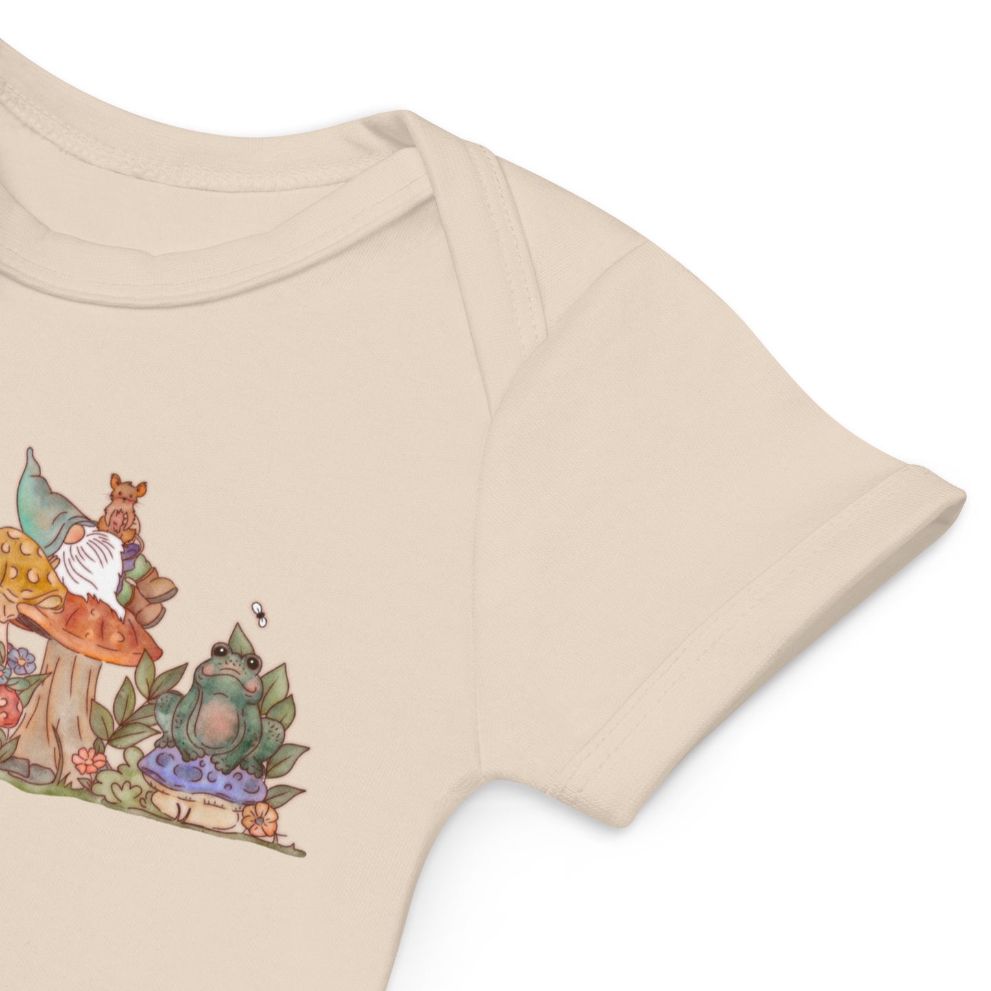 Gnome Garden : Organic Bodysuit