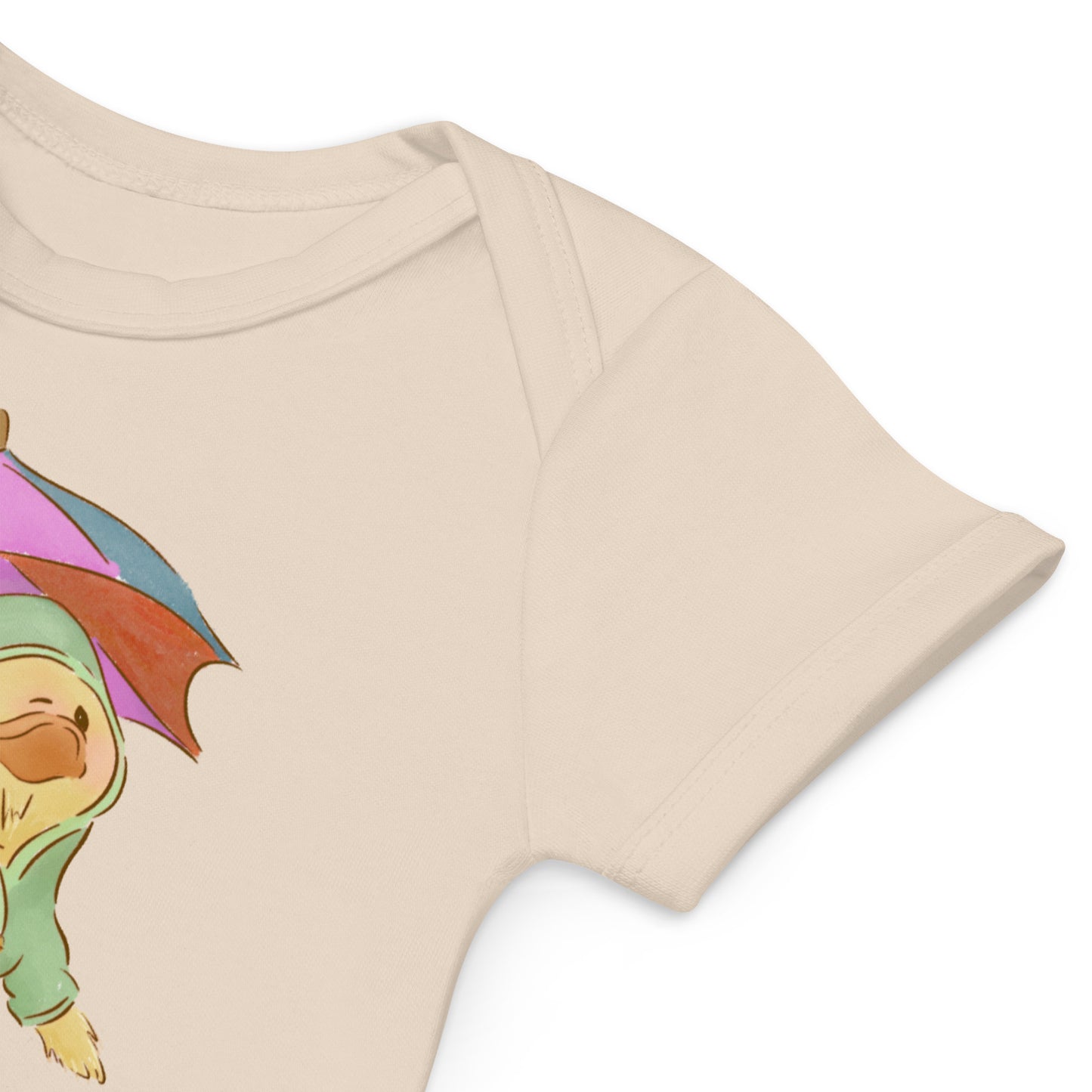 Mr. Puddle Duck : Rainbow : Organic Bodysuit