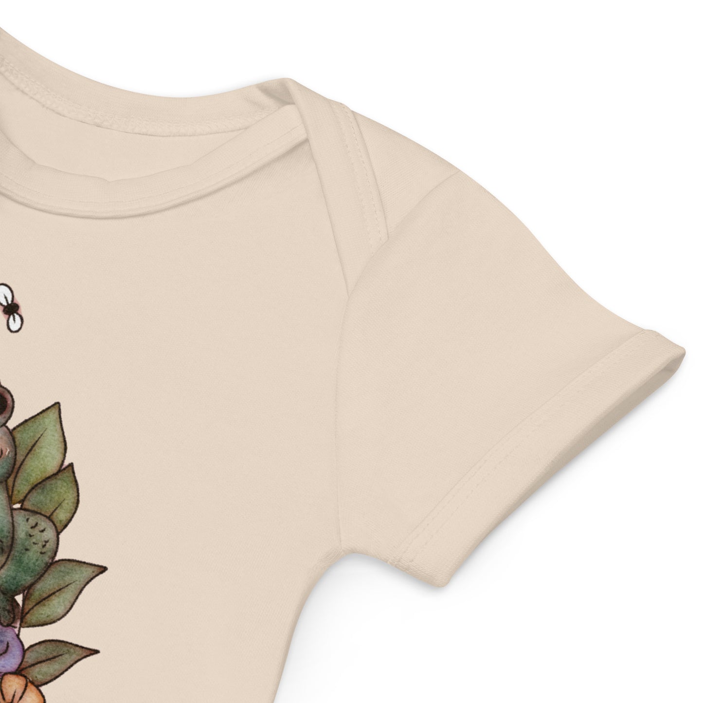 Mushroom Frog : Organic Bodysuit