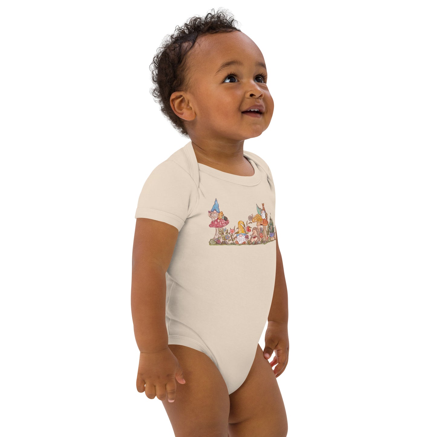 Gnome Garden : Organic Bodysuit