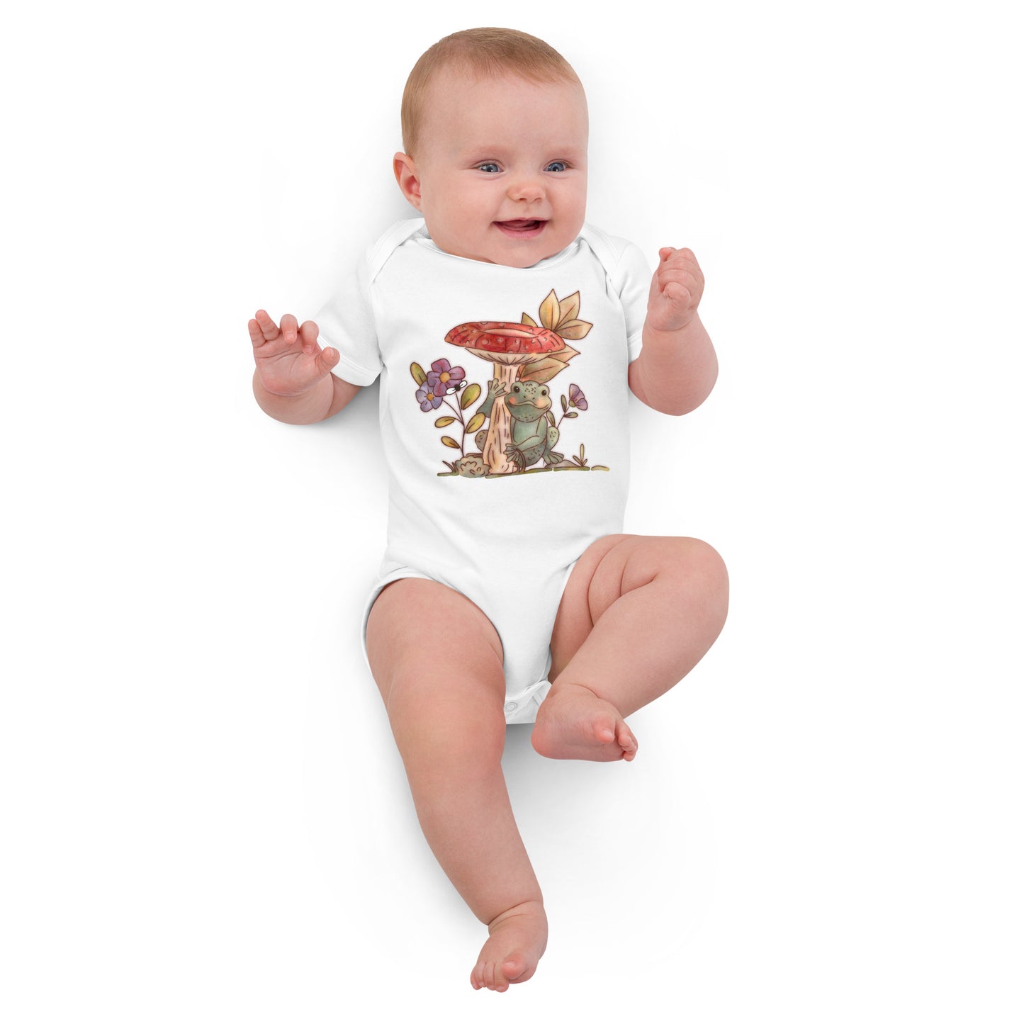 Gnome Garden : Organic Bodysuit