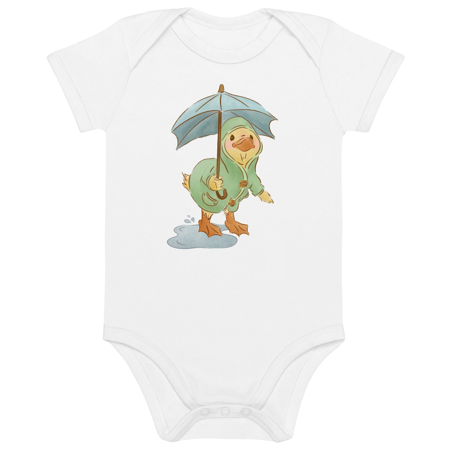 Mr. Puddle Duck : Organic Bodysuit