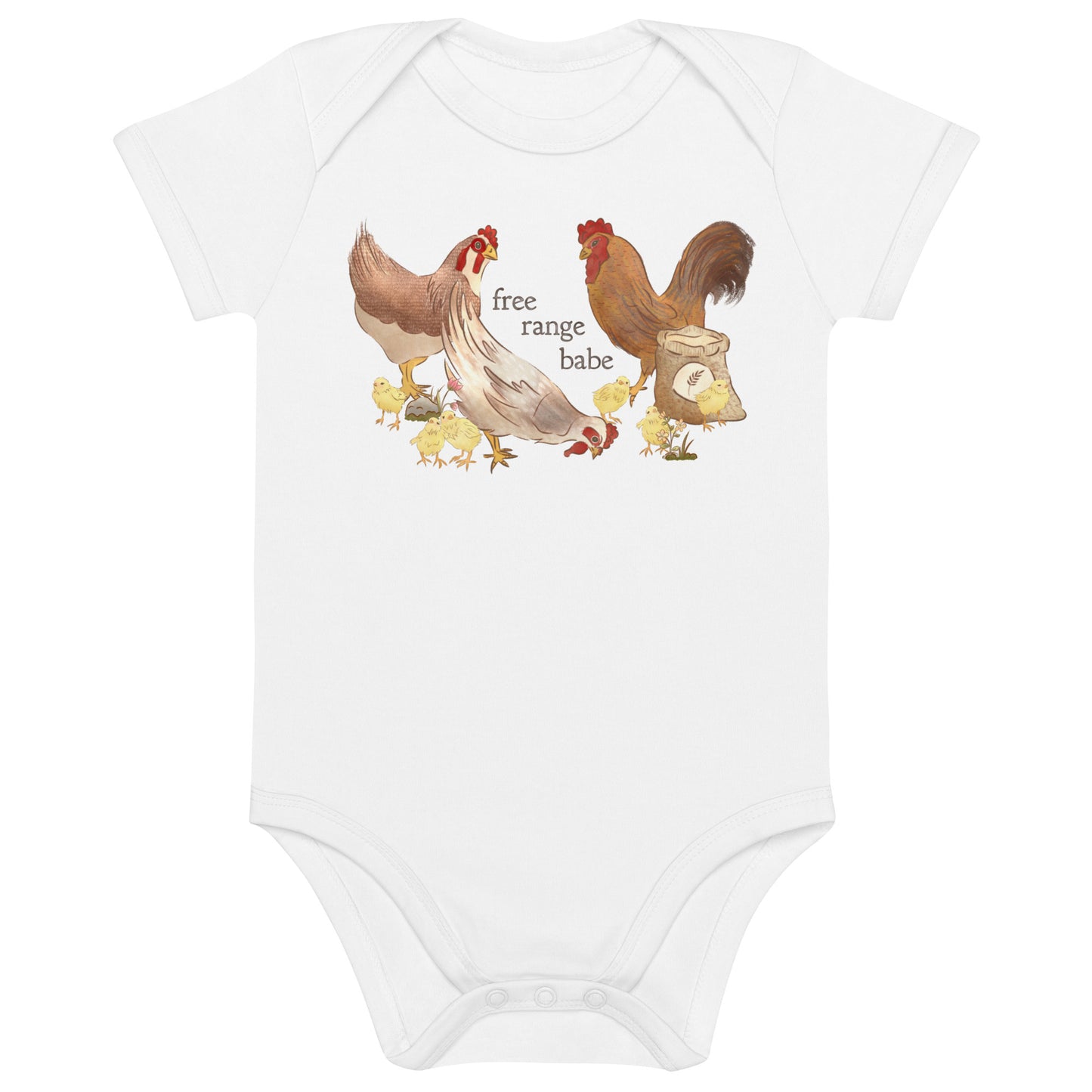 Free Range Babe : Organic Bodysuit