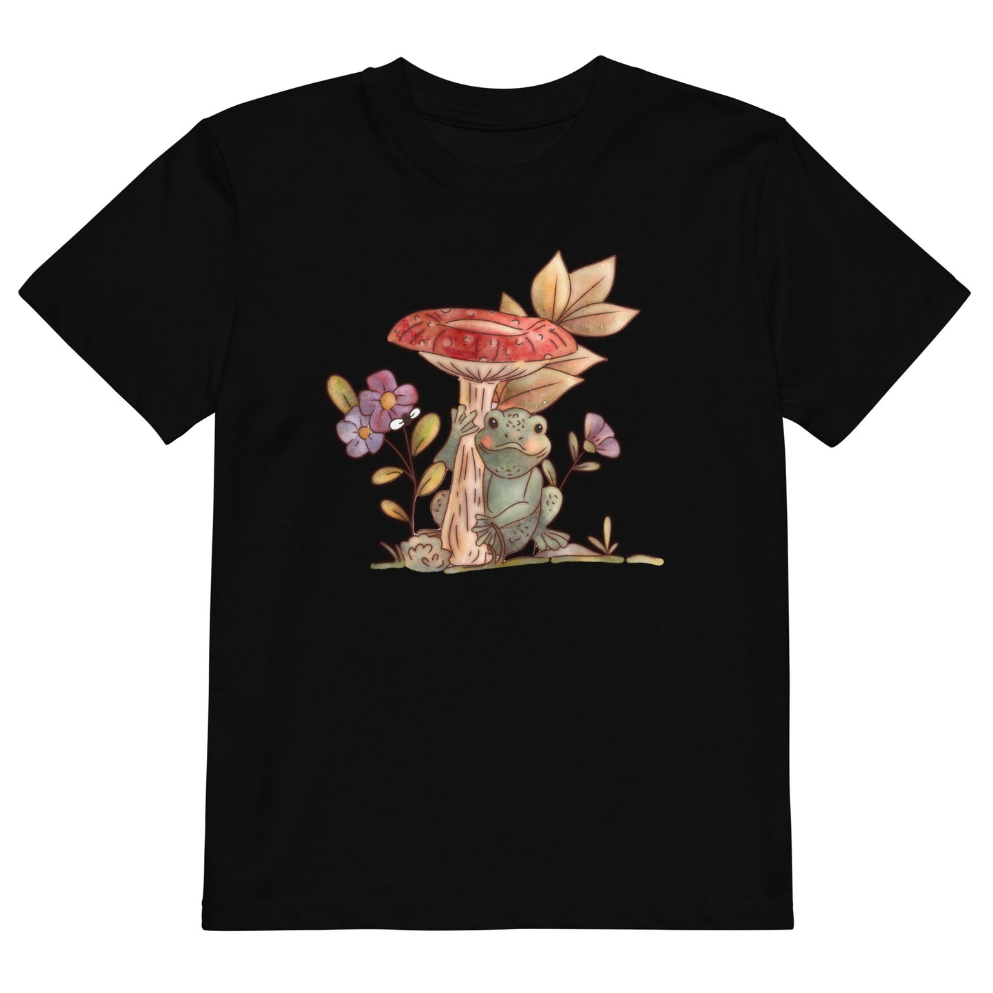 Mushroom Frog : Organic Kids Tee