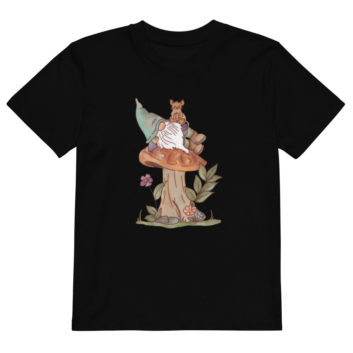 Mushroom Mouse Gnome : Organic Kids Tee