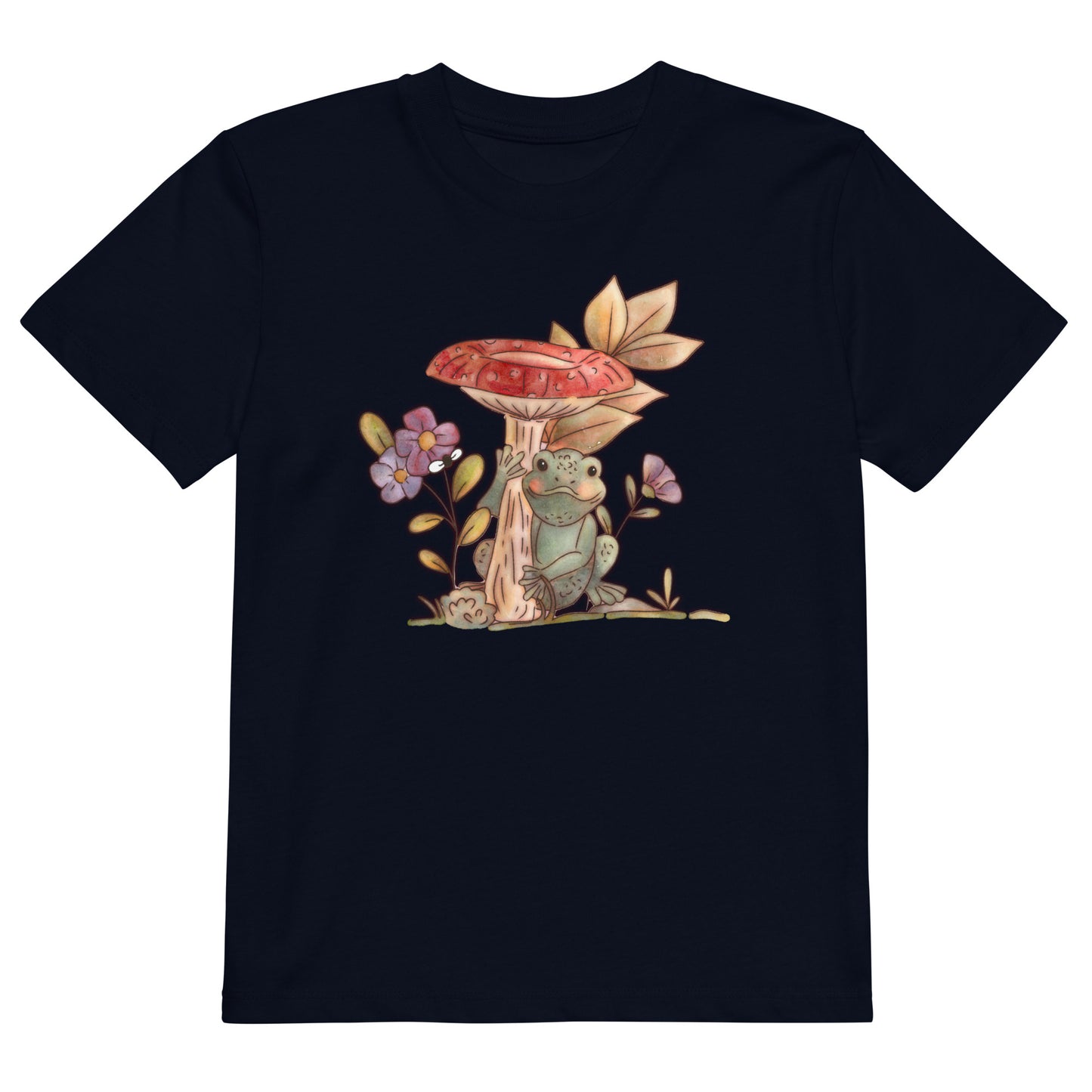 Mushroom Frog : Organic Kids Tee
