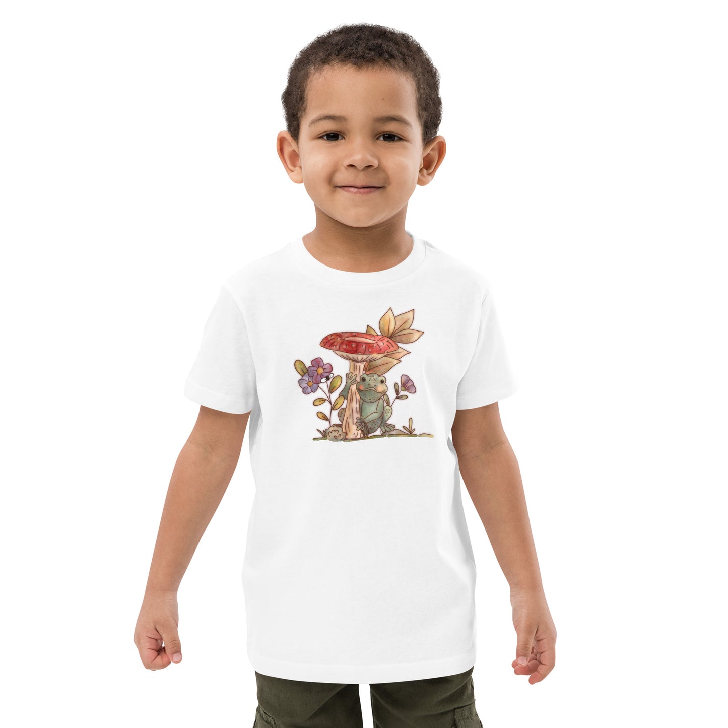 Mushroom Frog : Organic Kids Tee