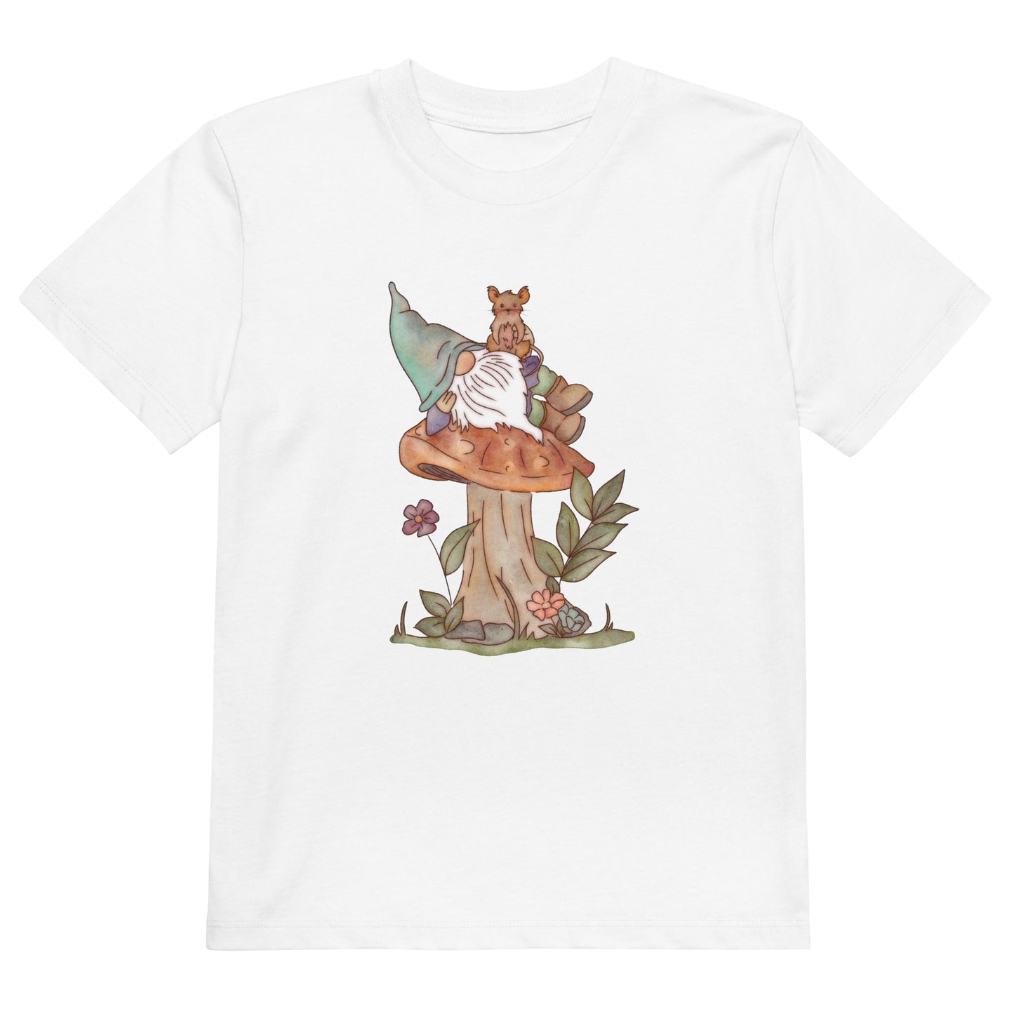 Mushroom Mouse Gnome : Organic Kids Tee