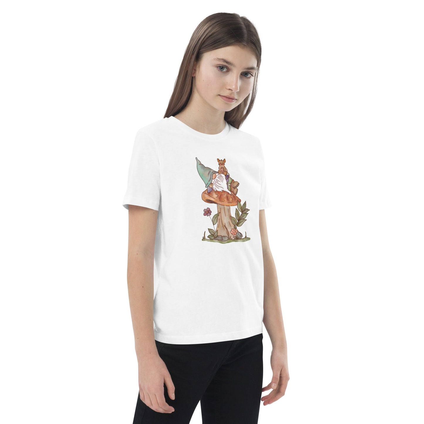 Mushroom Mouse Gnome : Organic Kids Tee