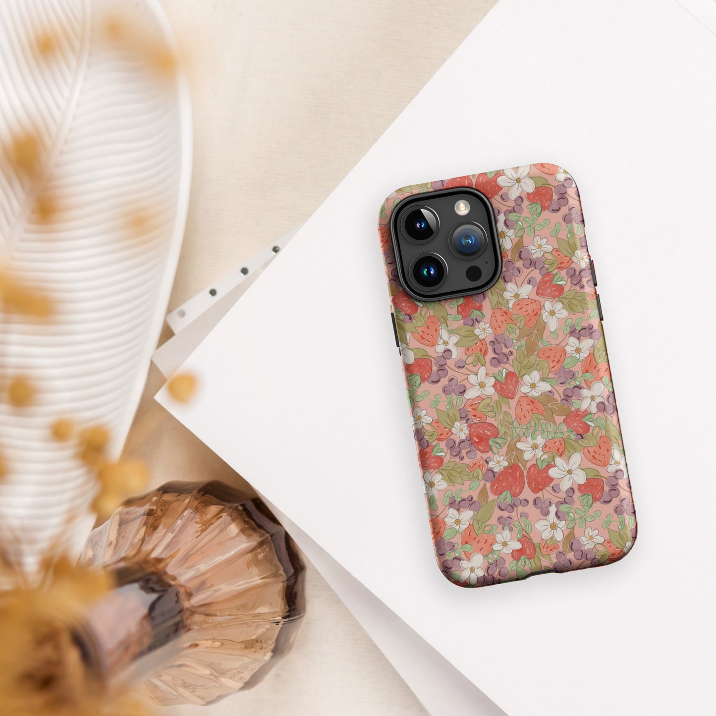 Nori : Pink : Tough Case for iPhone®