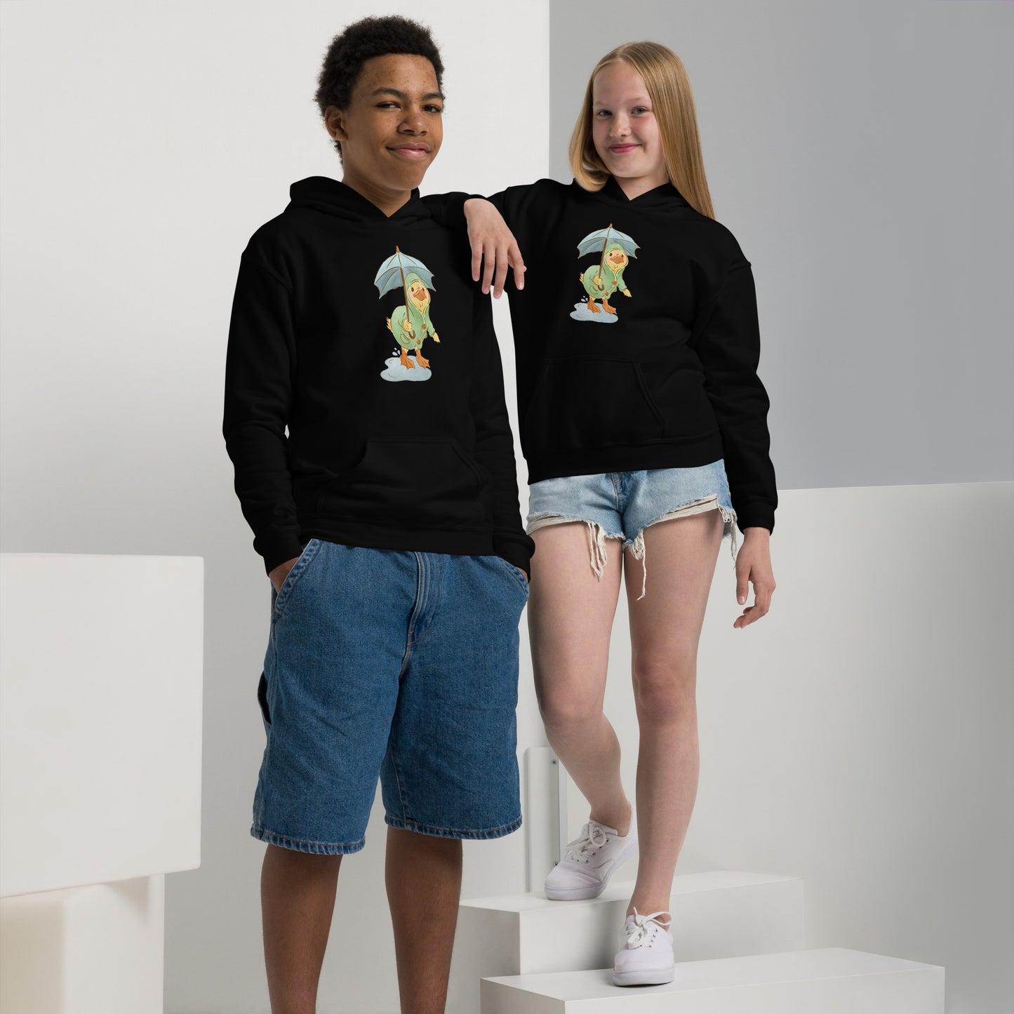 Mr. Puddle Duck : Kids Hoodie