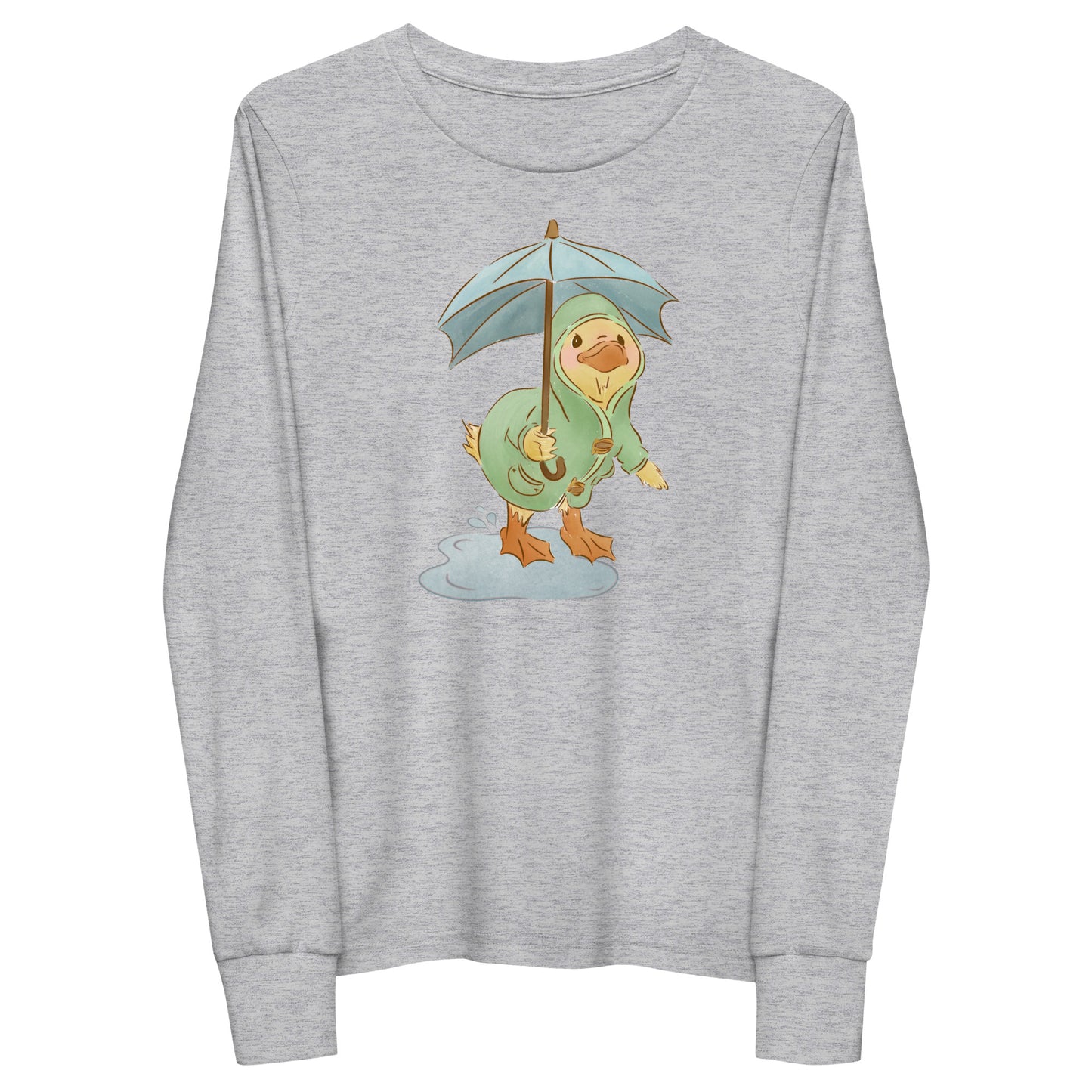 Mr. Puddle Duck : Kids Long Sleeve Tee