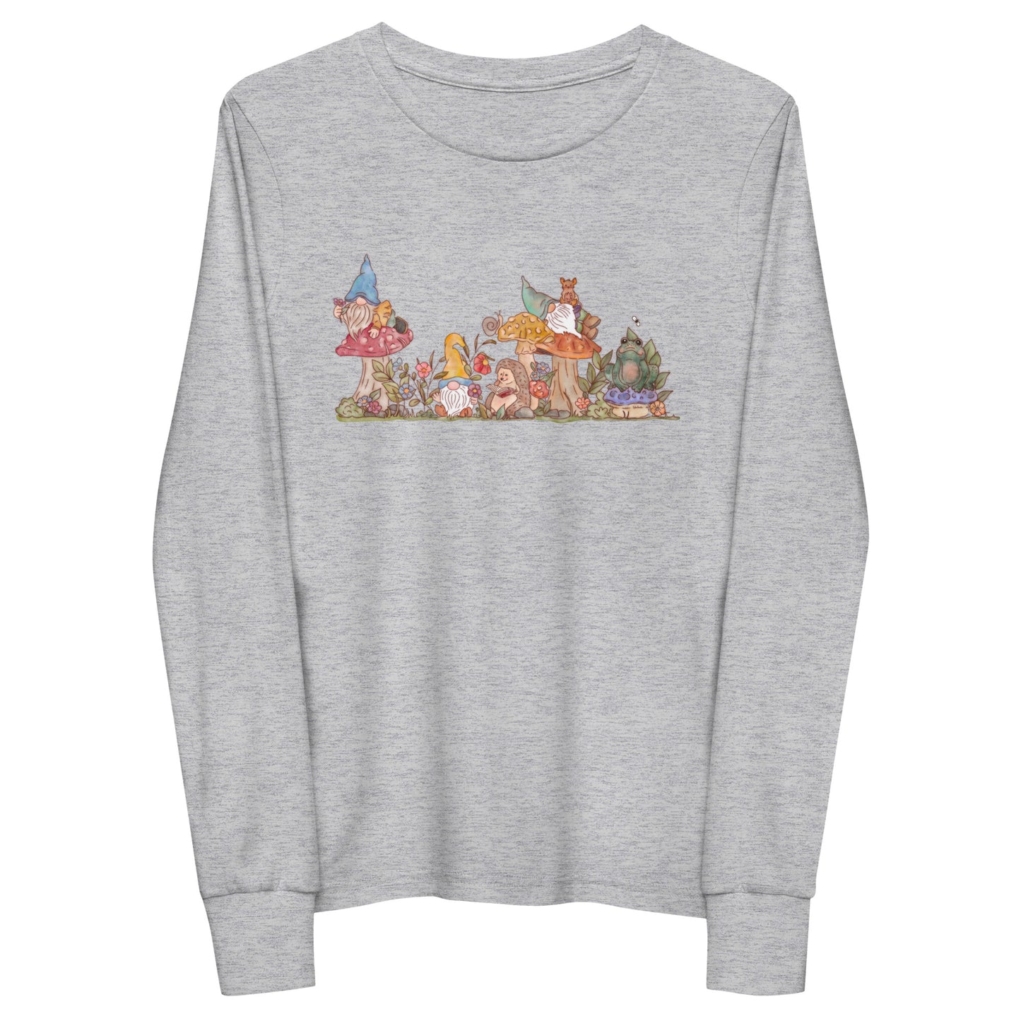 Gnome Garden : Kids Long Sleeve Tee