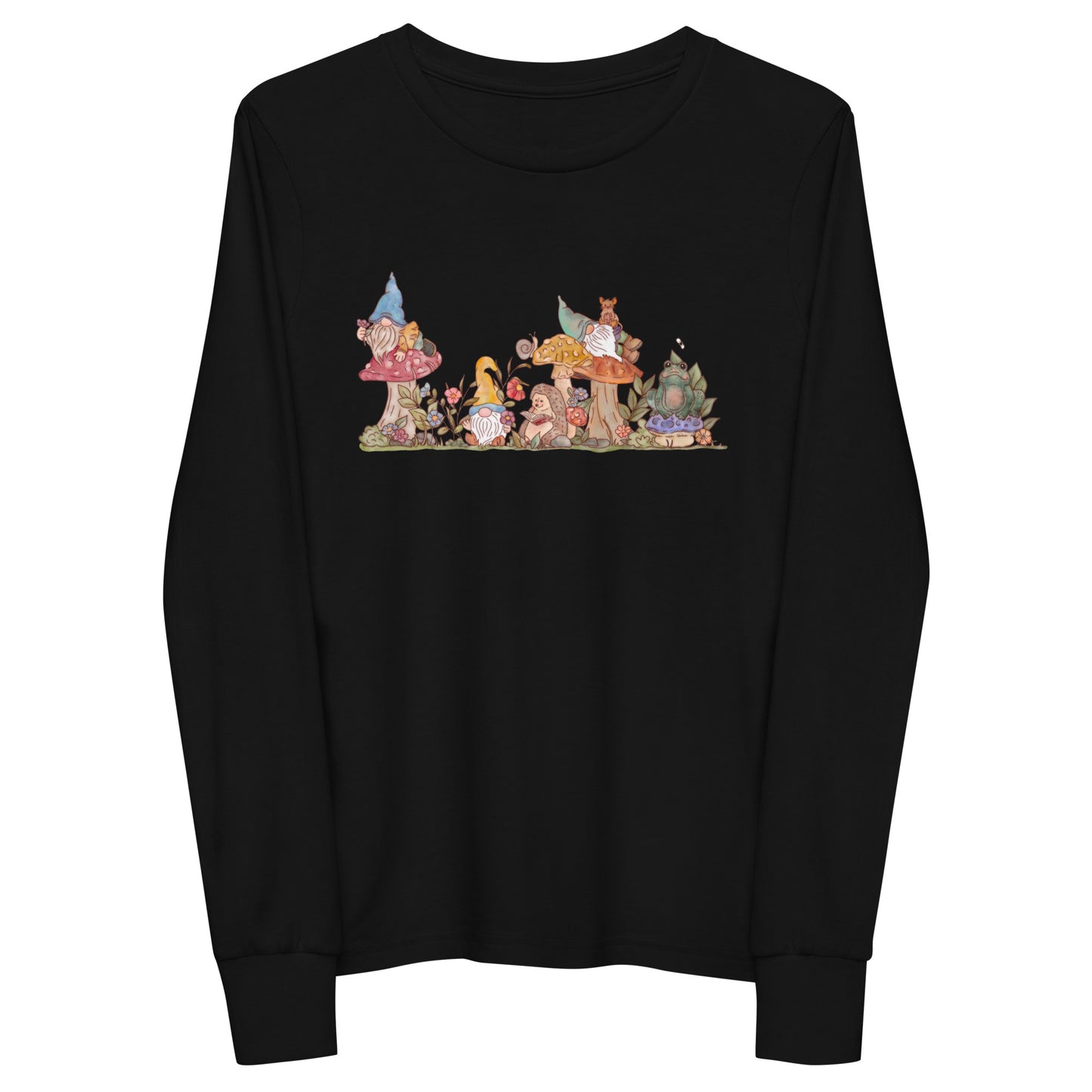 Gnome Garden : Kids Long Sleeve Tee