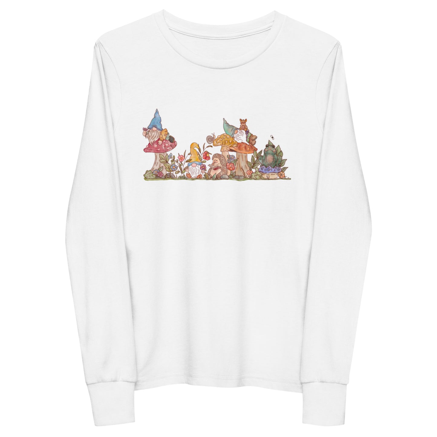 Gnome Garden : Kids Long Sleeve Tee