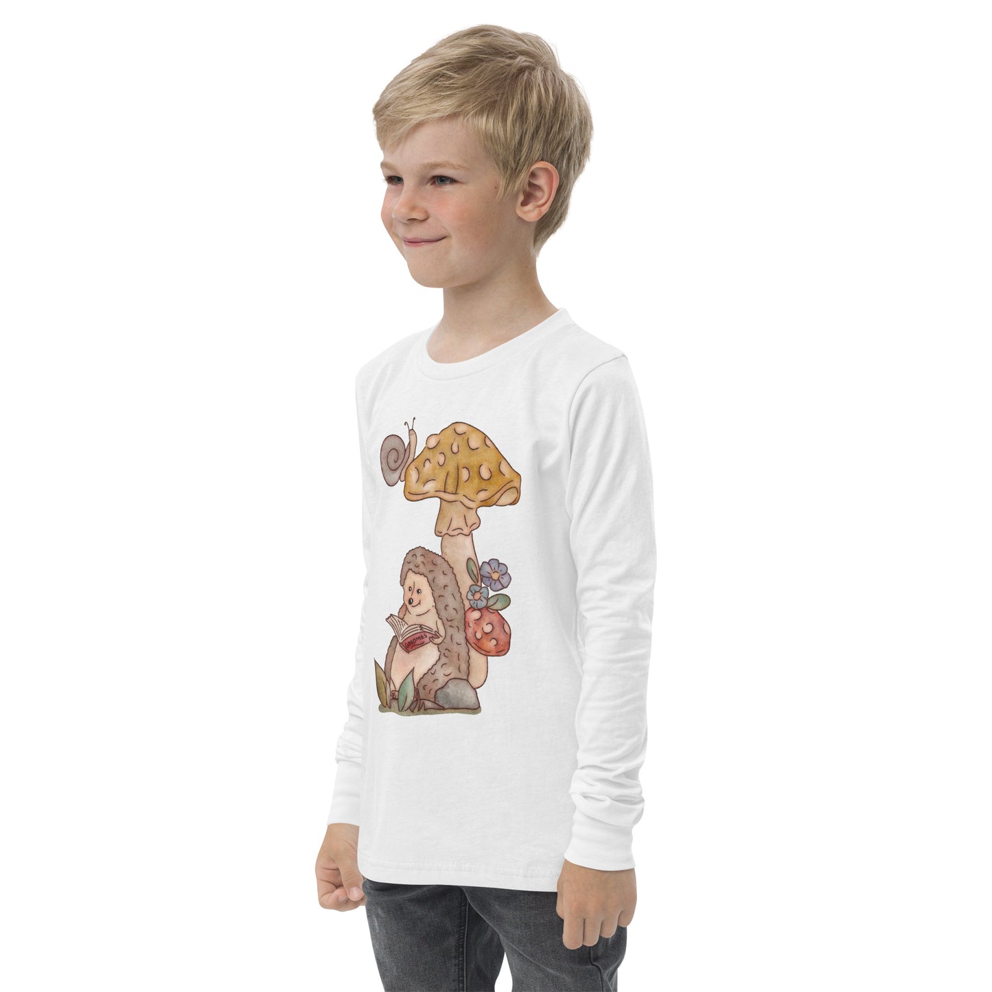 Hedgehog : Kids Long Sleeve Tee
