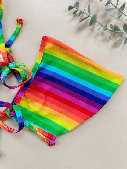 Rainbow Stripe Pixie- Choose your size