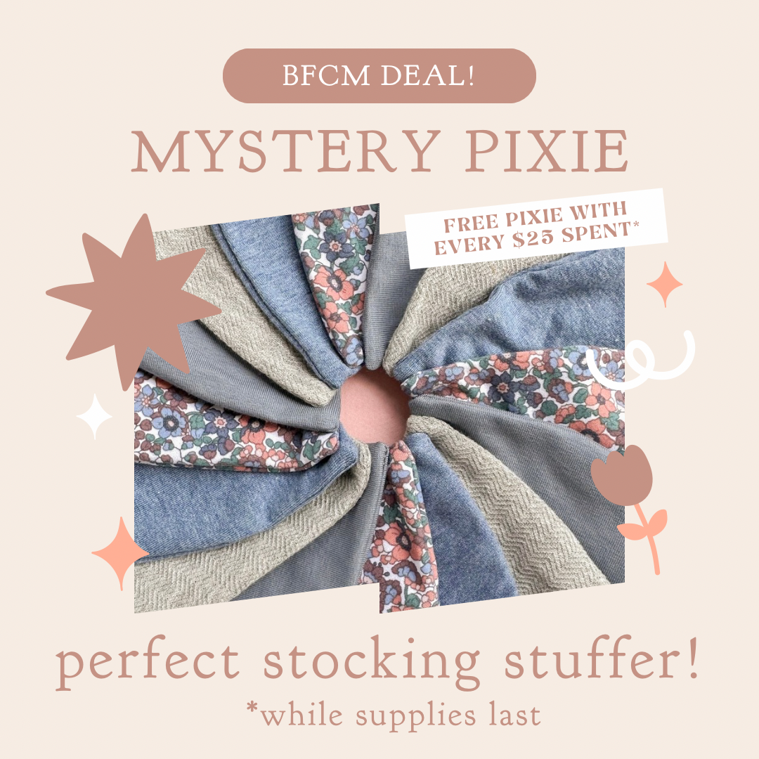 FREE MYSTERY PIXIE - with any $25 bonnet purchase