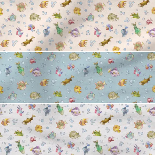 Guppy - Fabric by the yard starting at